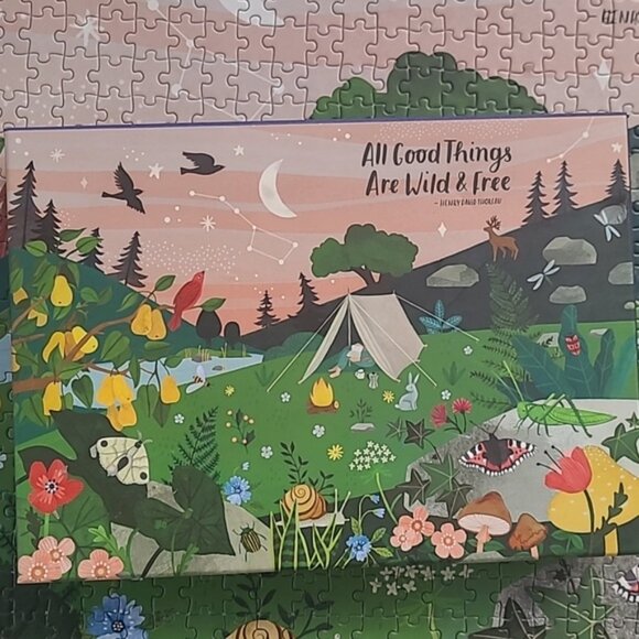 All Good Things Are Wild & Free 1000 piece jigsaw puzzle - Picture 1 of 3